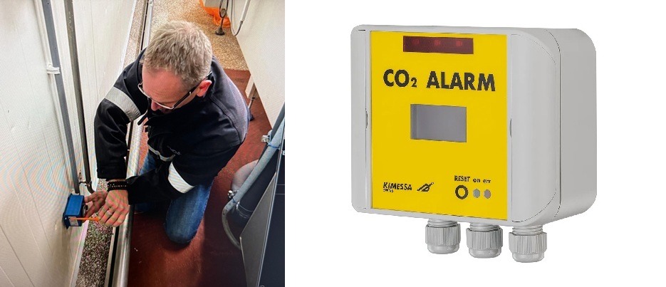 Stationaire gasdetectie in koelindustrie